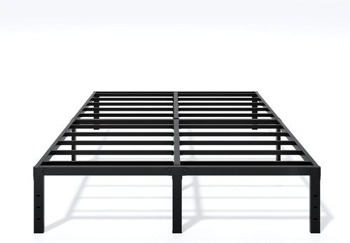 LUMUNANCE Full Size Metal Bed Frame - 14 Inch Heavy-Duty Platform with Underbed Storage, Easy Assembly