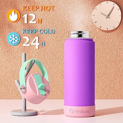 18oz Kids Insulated Stainless Steel Water Bottle with Straw - 2 Pack