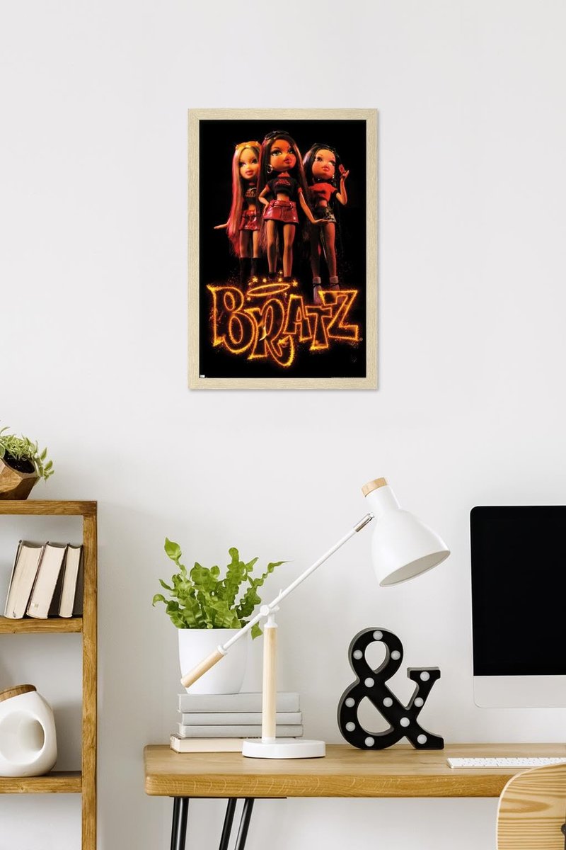 Bratz: Scream - Group Wall Poster, 22.4L" x 14.7W", Blonde Framed Version