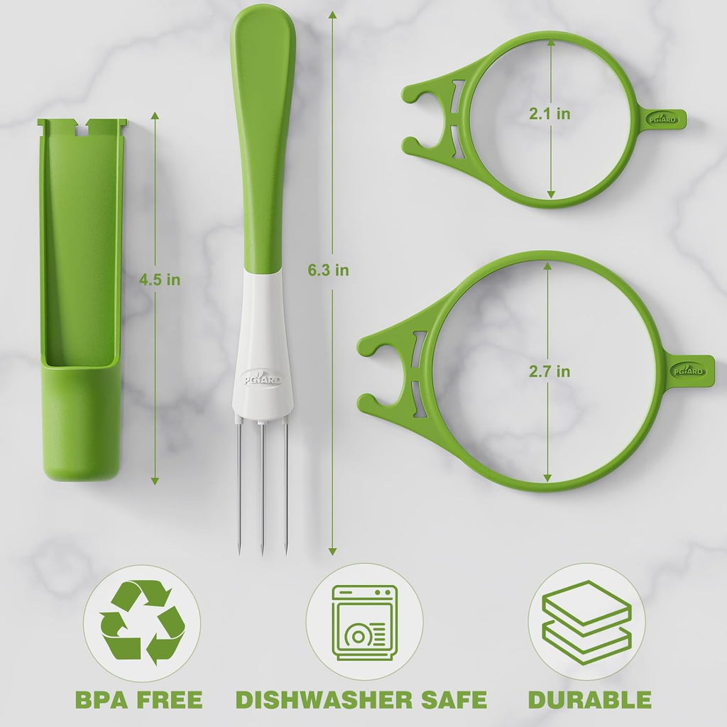 Skiennix Pickle Fork Set - Essential Pickle Grabber Tools for Jars | Perfect for Olives & Green Veggies