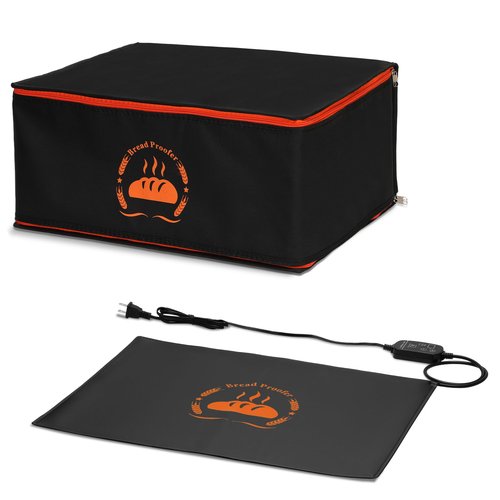 Bread Proofing Box Used to Provide Sufficient Temperature for Bread Proofing, Proofing Box Consists of Sourdough Bread Proofing Mat and Thermal Insulation Box, Suitable for Half Size Baking Sheet Pan
