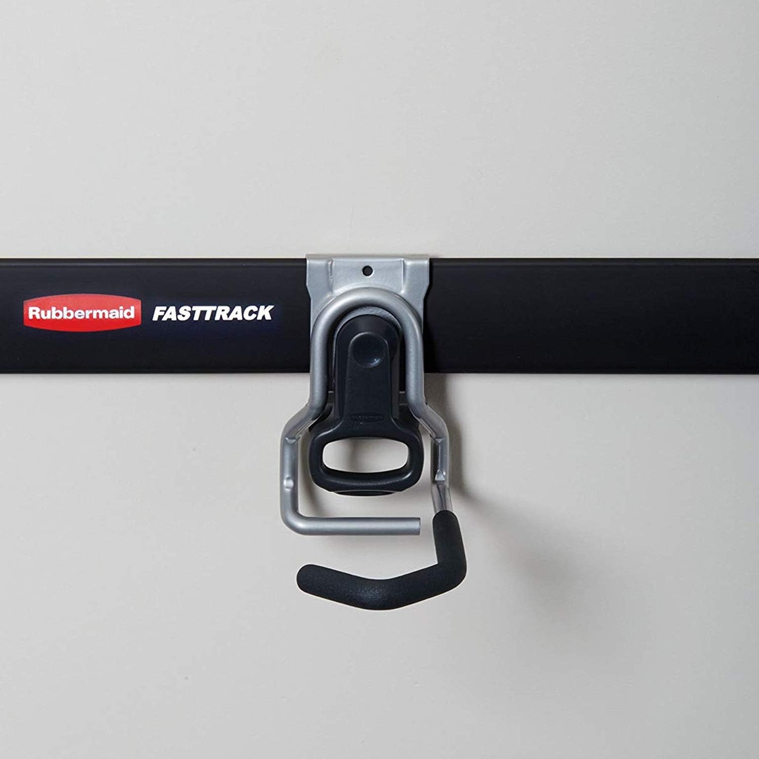 Rubbermaid Heavy Duty Bike Hooks - Universal Vertical Wall Mount Garage Organizer (6 Pack)