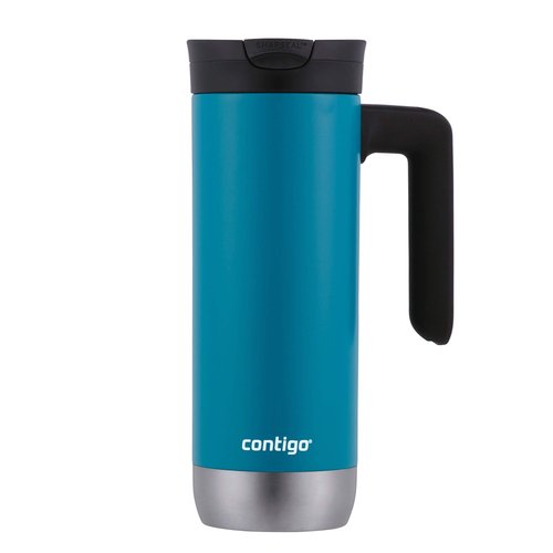 Contigo Byron Vacuum-Insulated Stainless Steel Travel Mug 2-Pack & Superior 2.0 Stainless Steel Travel Mug with Handle and Leak-Proof Lid, Double-Wall Insulation Keeps Drinks Hot up to 7 Hours