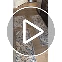 3-Piece Boho Kitchen Rug Set, Non-Slip Washable Farmhouse Runner Mats