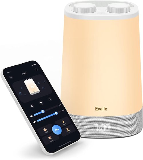 Baby Sound Machine - Nursery Night Light & White Noise Machine for Sleep | APP Control & Sleep Trainer