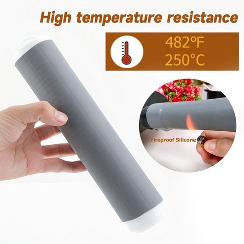 LMSM 3 Pcs Silicone Pot Handle Cover Heat Resistant, Cast Iron Handle Cover Retractable Silicone Pot Handle Sleeve for Cast Iron Frying Pan Handle Holder (1.3 x 7 Inch, M), Gray