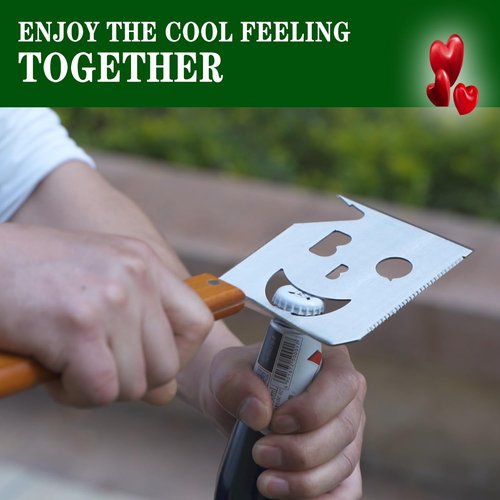 M-HHonger BBQ Gift for Men Dad Husband, Fathers Day Birthday Gifts, 7 in 1 Grill Spatula, Fun BBQ Accessories, Funny Grill Spatula for Outdoor Cooking, Outdoor Cooking Camping Multifunctional Tool