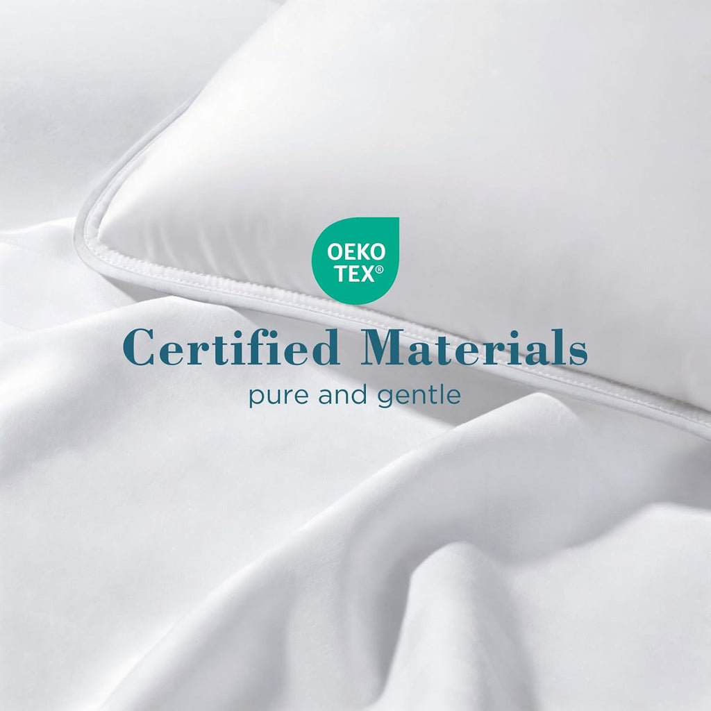 Viewstar Bed Pillows - Queen Size Set of 2 | Soft Down Alternative for All Sleep Positions - White