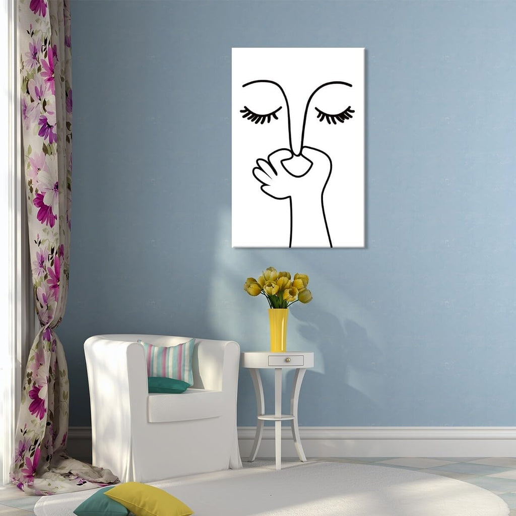 Regine Switzerland Funny Bathroom Wall Art - Humorous Black and White Decor | Unframed 12x18 Inch