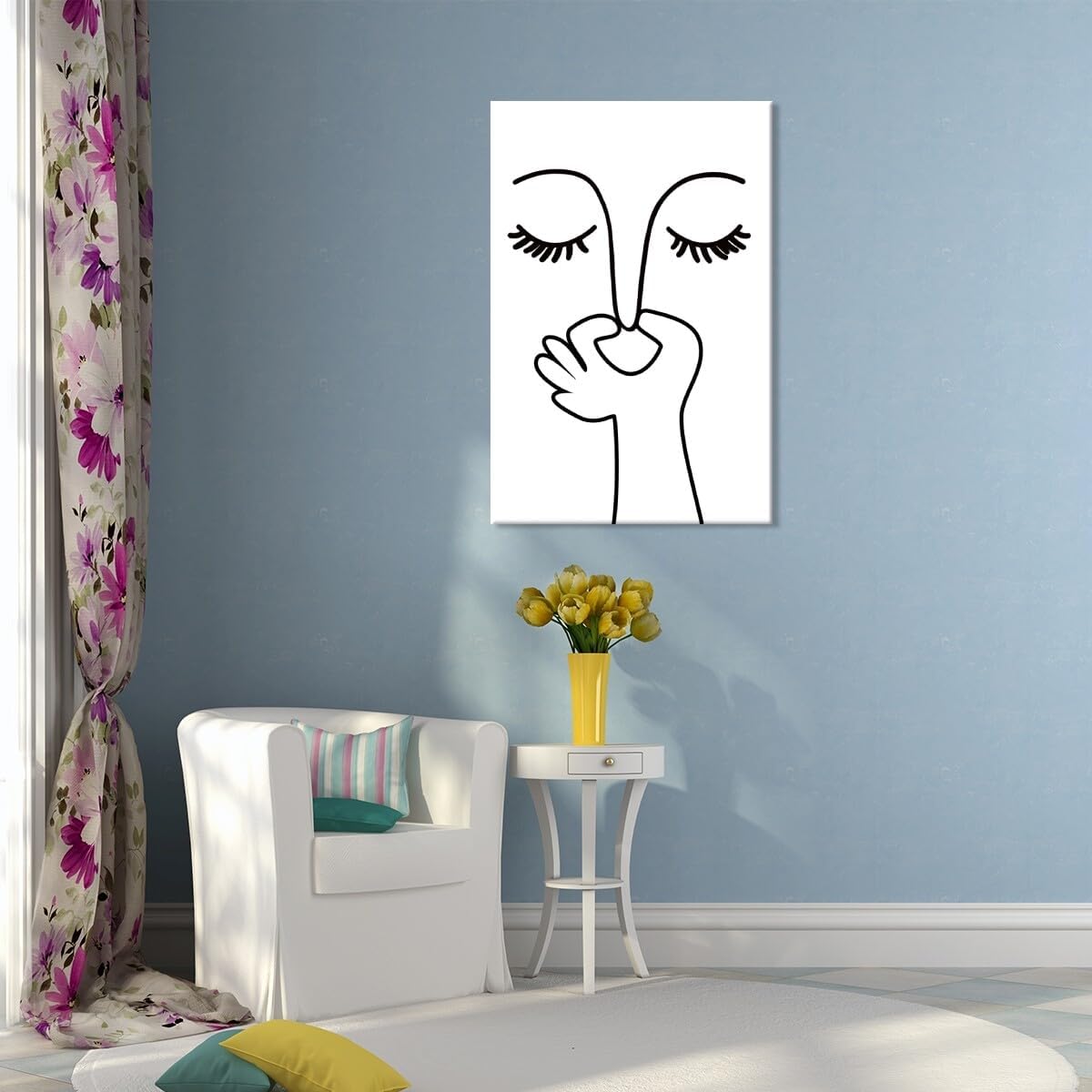 Regine Switzerland Funny Bathroom Wall Art - Humorous Black and White Poster for Guest Toilets | Unframed 16x24 Inch
