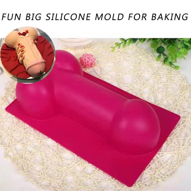 Silicone Mould, Chocolate Mold, Baking Cake Mold, Novel Interesting Birthday Party Cake Non-Stick Baking Chocolate tin for Homemade Breads, Meatloaf, Quiche