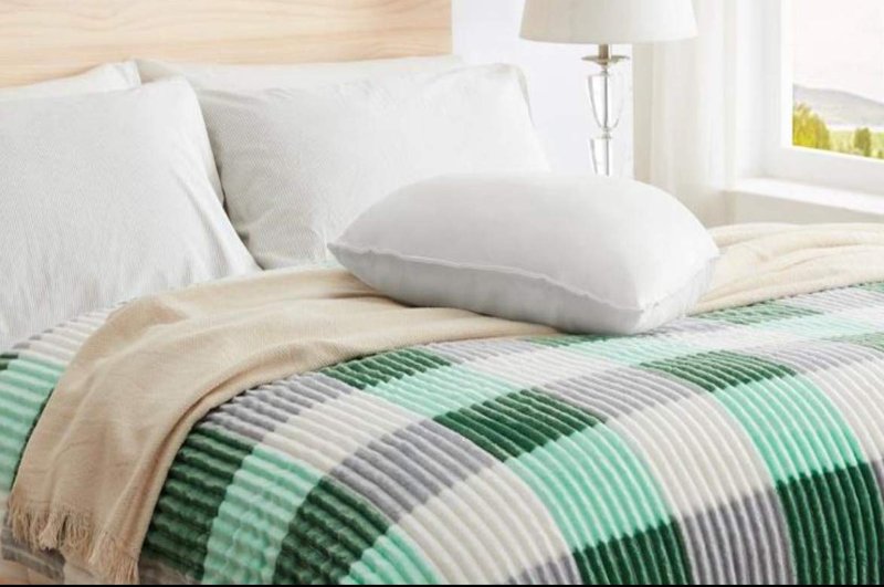 Clara Clark Fleece Blanket, Raschel Mink Faux Fur Blanket, Ultra Plush Blanket, Cozy and Warm Blanket, 82 x 102, Plaid Green