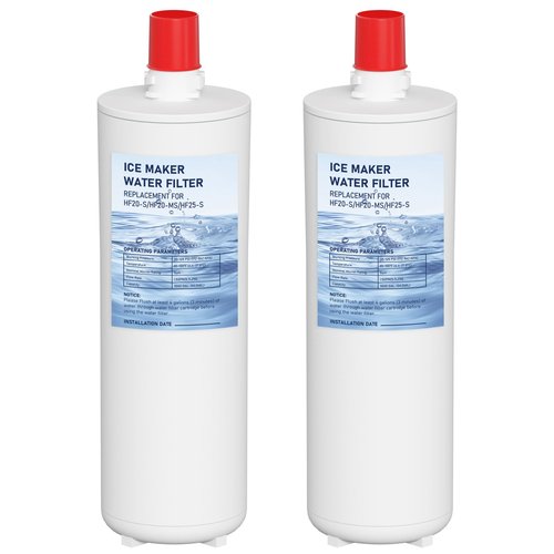 HF20-S HF20-MS HF25-S Water Filter Replacement Compatible with 3M High Flow Series Cartridge HF20-S, 5615103/HF20-MS, 5615109/HF25-S,5615203, Water Filtration System 2-Packs