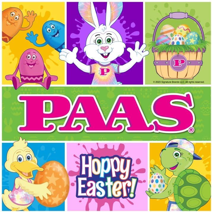 PAAS Deluxe Easter Egg Decorating Kit - Create Beautiful Eggs for a Memorable Easter Celebration