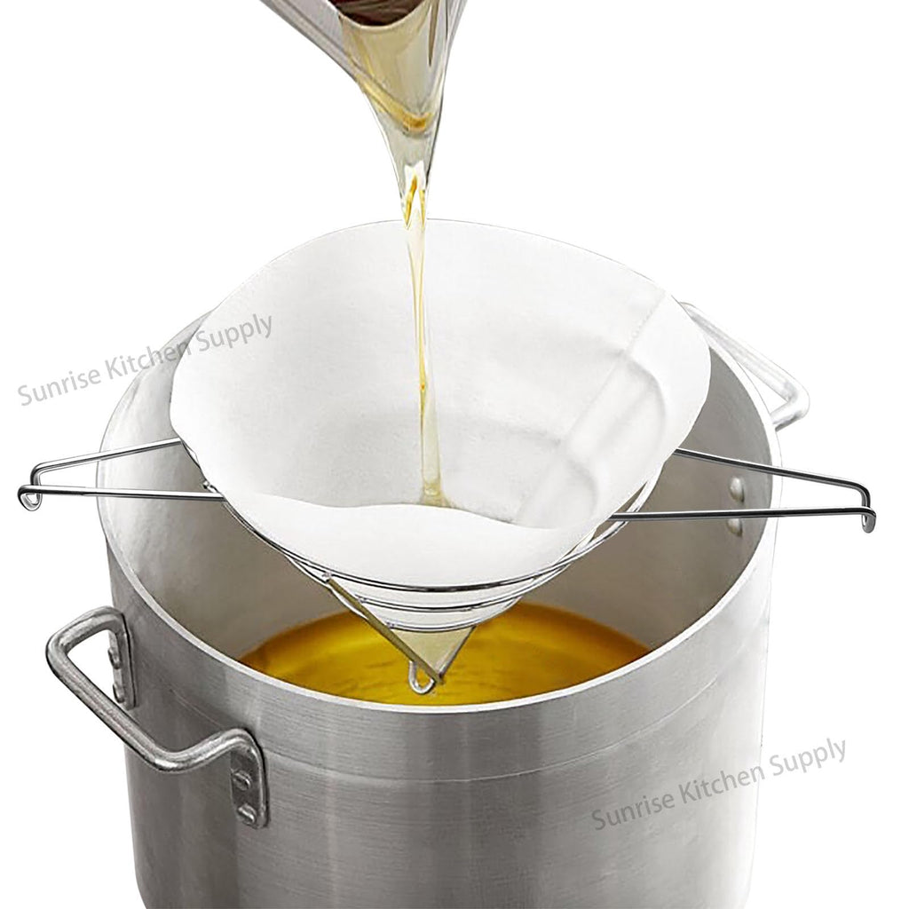 SUNRISE Stainless Steel Cone Filter Holder (Fits 10" Paper Cone)