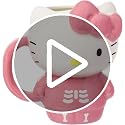 Hello Kitty Halloween Skeleton Mug 20oz - 3D Sculpted Ceramic Cup, Official Sanrio