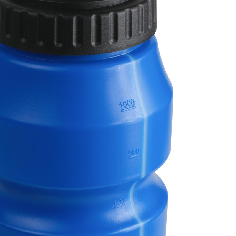 Cannon Sports 1 Liter Sports Water Bottle, BPA-Free, 34 Oz Capacity, Large Mouth, 2 lids (Straw and Squeeze), Great For Helmet Sports Such As Hockey, Lacrosse, Football, Boxing (Royal Blue)