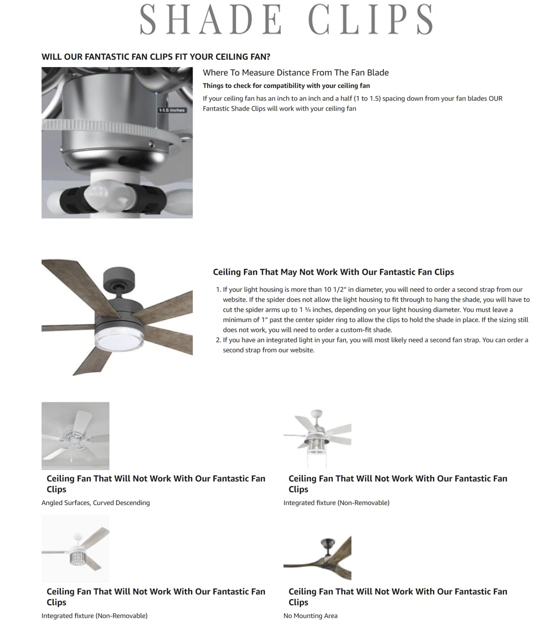 FANTASTIC SHADE CLIPS Ceiling Fan Drum Shade Kit - 100% Linen, with Adapter & Diffuser Fits Standard Fan Light Kits (*CHECK BELOW FOR YOUR FANS COMPATIBILITY BEFORE PURCHASING*) Golden Mocha