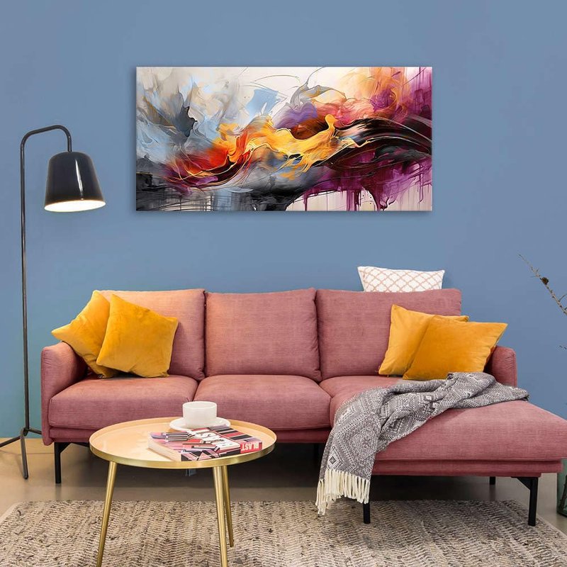 BYXART Music Canvas Wall Art Drum Set Prints Artwork Paintings For Living Room Gift for Lover Studio Abstract Decor for Bedroom Bathroom Home Office Décoration 40L x 20W