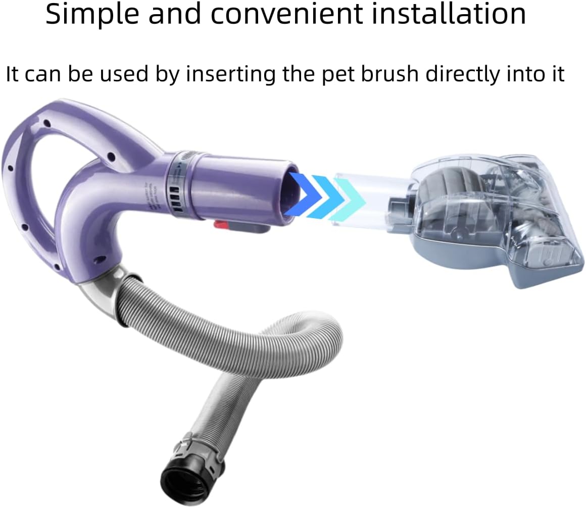 Shark Pet Hair Power Brush Tool - Upgraded Attachment for Navigator Lift-Away Vacuums | Gray