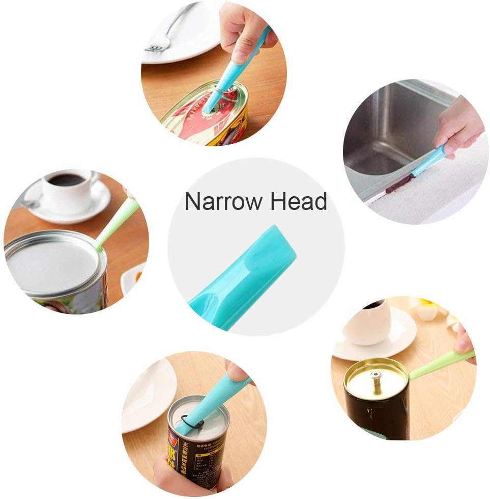 Skiennix 3 PCS Multipurpose Cleaning Scraper Tool - Non-Scratch Plastic for Kitchen & Label Removal