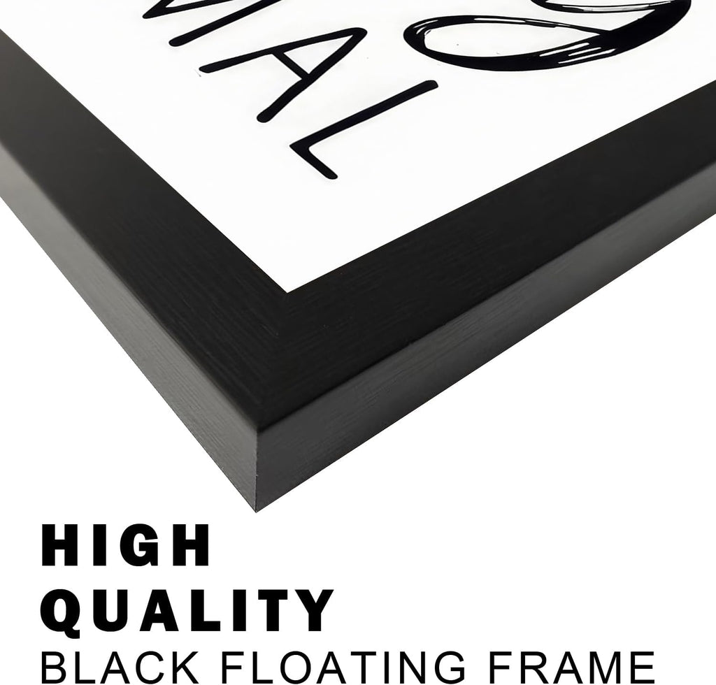 Regine Switzerland Bathroom Decor Wall Art - Framed Black and White Prints for Guest Toilets