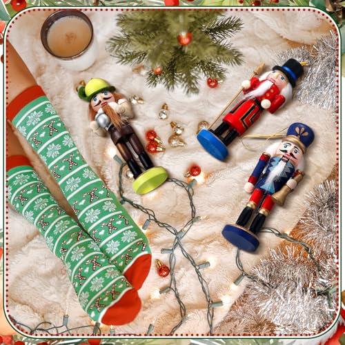 Liliful Christmas Nutcracker Ornament 18 Wooden Hanging Tree Decor,