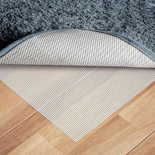 Non-Slip Silicone Rug Pad - 2x3 Ft Anti-Skid Carpet Gripper for Floors