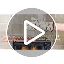 Extra-Long Cotton Oven Mitts, Heat Resistant Cat Print Kitchen Gloves