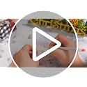 Jetec 25 Pcs Clear Acrylic Christmas Ornaments 4 Inch, Flat Disc Blanks with Red Ribbon for DIY Crafts