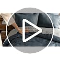 King Duvet Cover - 100% French Flax Linen - Cocoa - 106x94in.