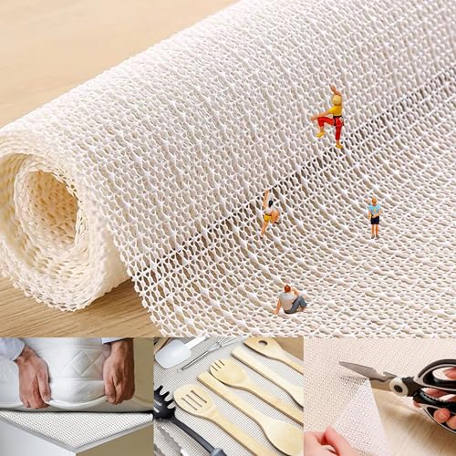 Non-Slip Rug Pad and Mattress Slide Stopper - 5 x 6.5 Ft Trimmable Grip