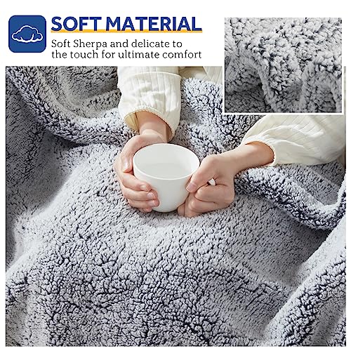 Electric Heated Throw Blanket 50x60" with 6 Heat Levels