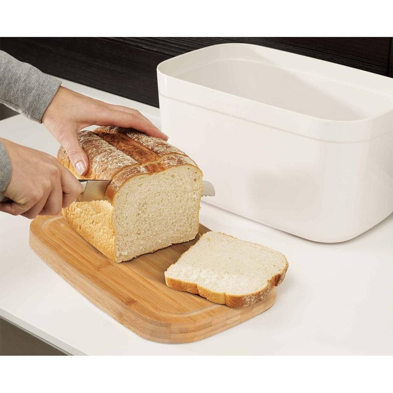 Joseph Joseph Bread Box with Removable Bamboo Cutting Board