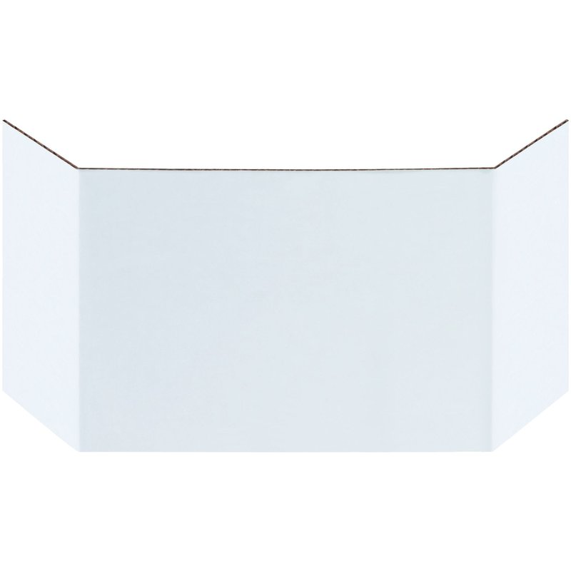 Aviditi Corrugated Cardboard Bin Dividers, 6", White, Case of 100, for Warehouse, Garage and Home Organization