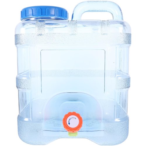 SEWACC Water Bottle 2.6 Gallon Portable Water Containers with Handle Large Capacity Large Reusable Motivational Jug for Camping Outdoor Sports Travel
