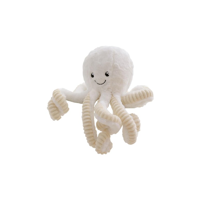 Maxpetus Cute Big Octopus Pillows,Interior Decoration Octopus Cushion,Soft Marine Animal Decorations (White, 15.7 inch)