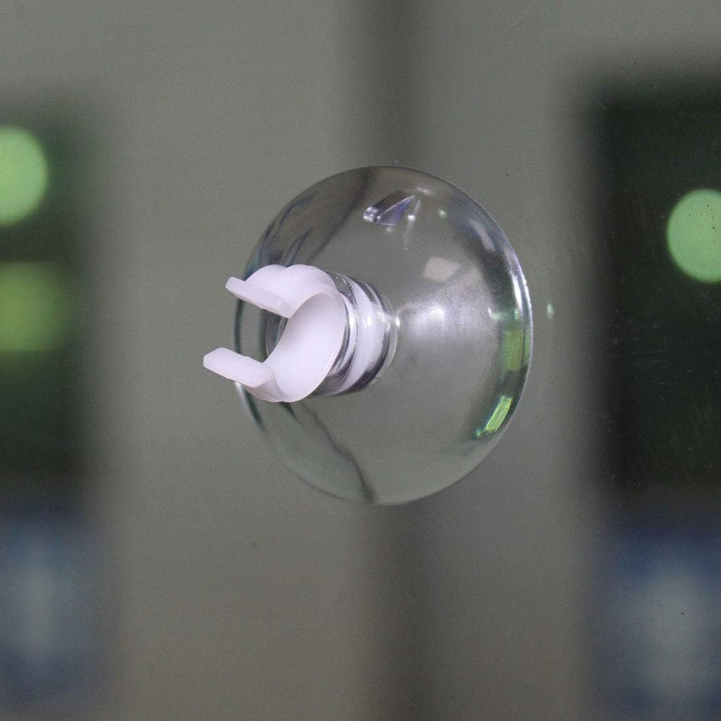 Uxcell Aquarium Suction Cup Clips - Secure Airline Tube Holders for Fish Tanks | Clear 10mm, 6 Pcs