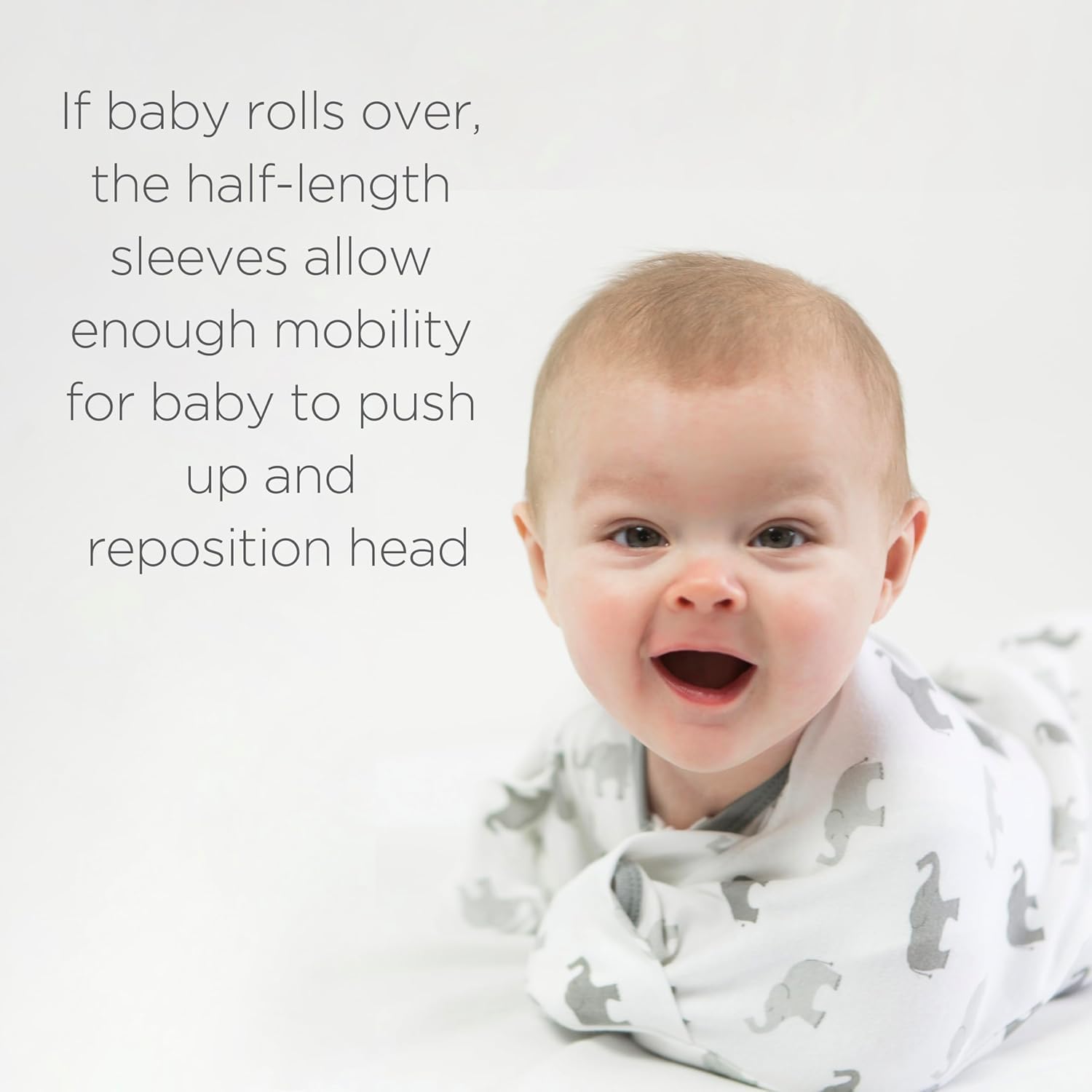 On Safari Amazing Baby Transitional Swaddle Sack - Arms Up Sleeves & Mitten Cuffs, Small 0-3 Months