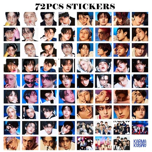 127-Piece Album Photocard and Sticker Set - Collectible Photo Cards