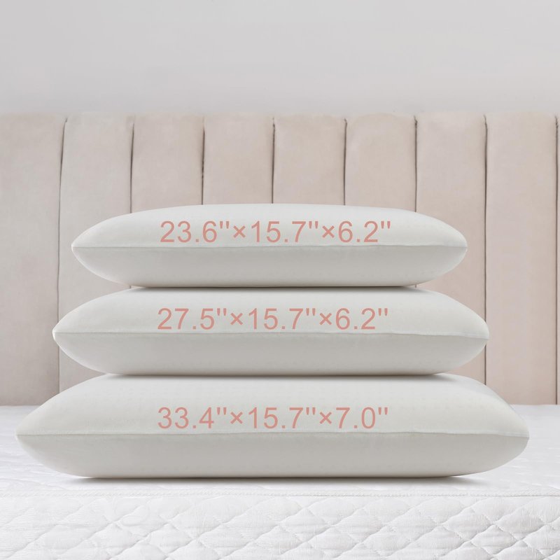 Artka Talalay 100% Natural Latex Pillow, Soft Bed Pillow for Sleeping with Removable Cotton Pillowcase, Premium Standard Size Sleeping Pillow Helps Relieve Pressure, No Memory Foam Chemicals