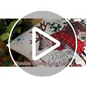Artscope Christmas Throw Pillow Covers 18x18 Inch Set of 4, Pink Scottish Plaid Snowman Reindeer