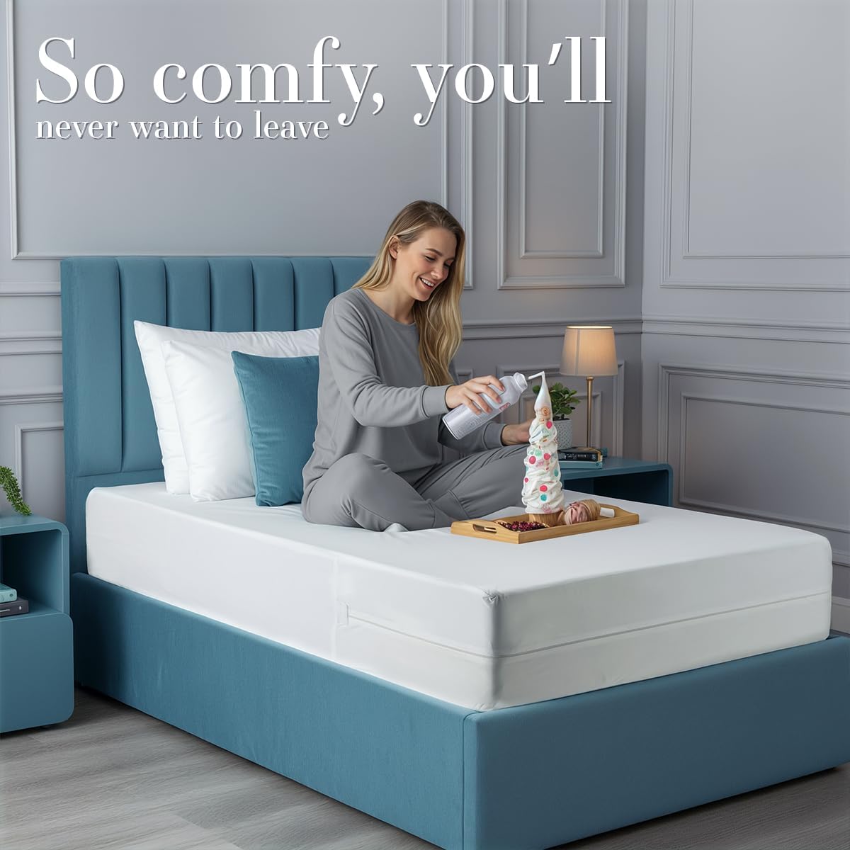 Utopia Bedding Mattress Protector - 100% Waterproof & Bed Bug Proof | Twin Size Encasement (Pack of 10)