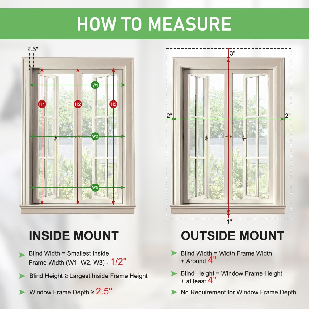 SEEYE 2 Inch Faux Wood Blinds for Indoor Windows with Crown Valance, Cordless Room Darkening Window Blind, 26" W x 60" H, Horizontal Wooden Shades for Bedroom, Kitchen, Office, Doors, White