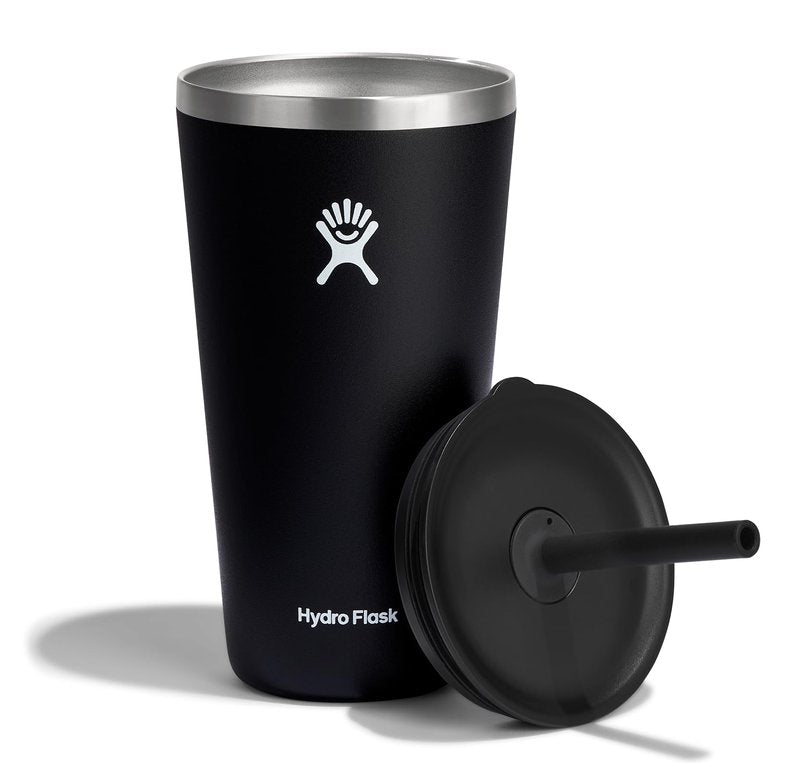 28 OZ All Around Tumbler Straw LID Black