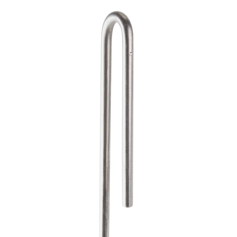 25" Deep Fryer Cleanout Rod – Angled Shaped & Declogger Goofer Commercial Kitchen Tool - Drain Unclogger & Cleaner - Rust Resistant Deep Fryer Cleaner - Made in USA by FryOilSaver Co. B52C