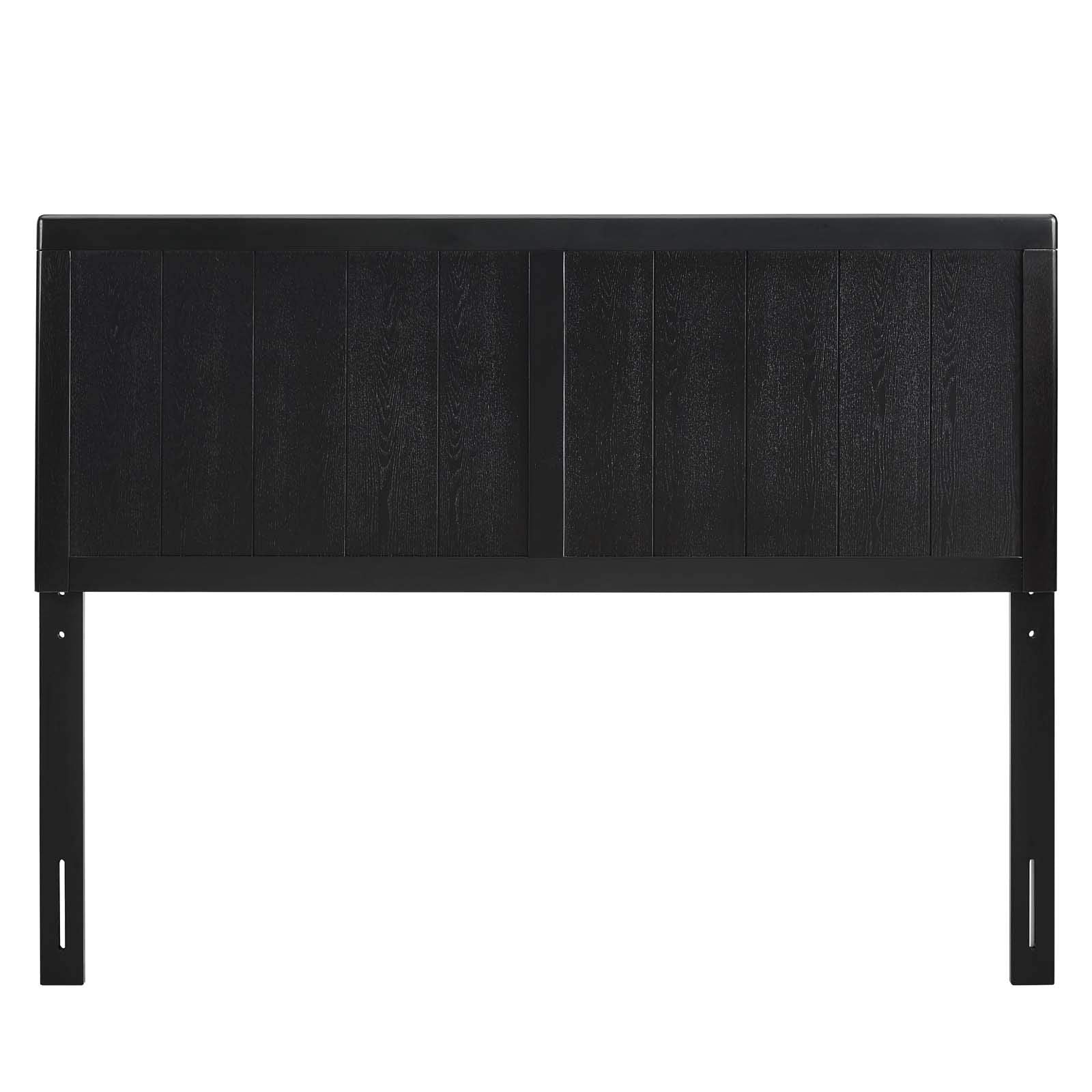 Modway MOD-6217-BLK Robbie Full Wood Headboard, Black