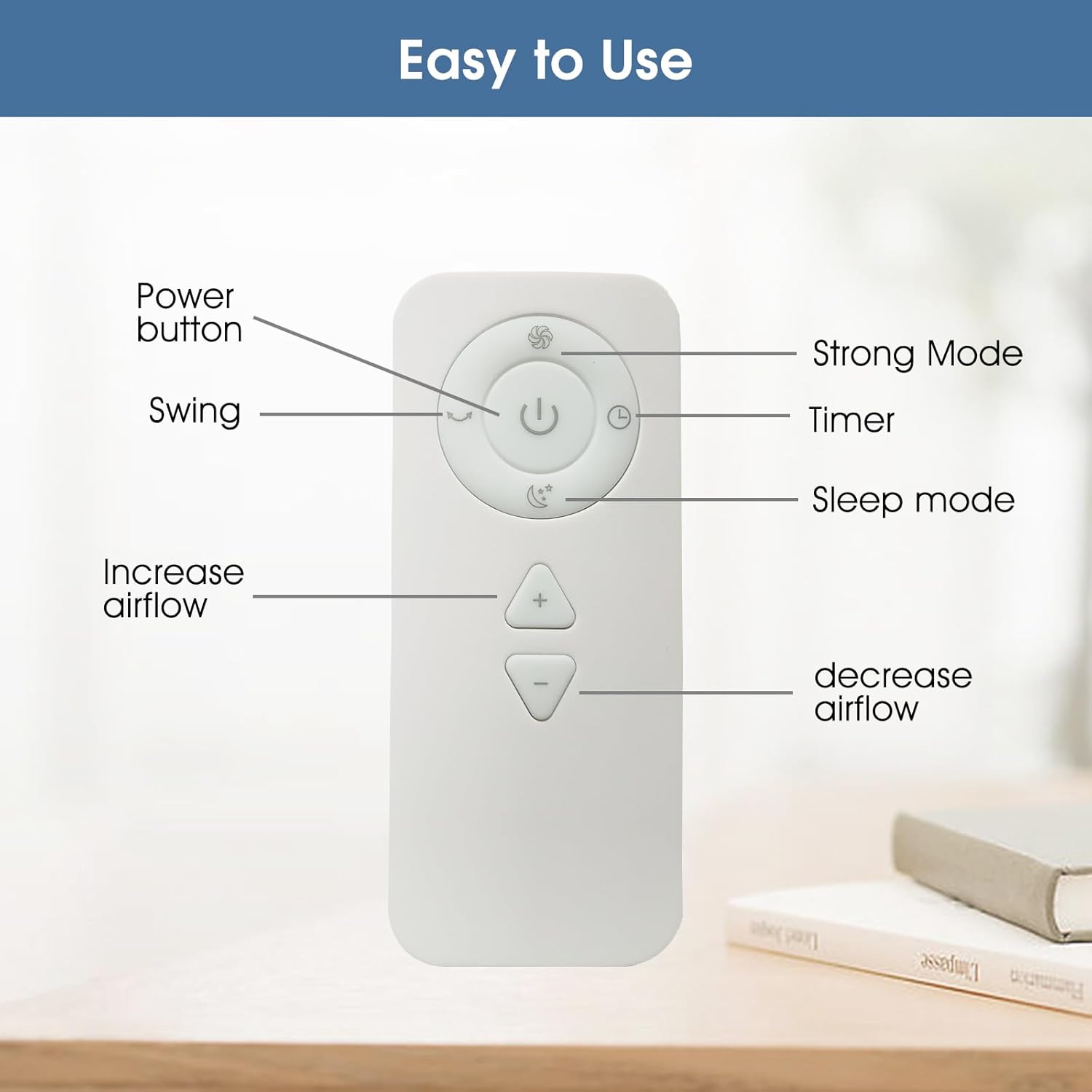 Skiennix Bladeless Tower Fan - 80° Oscillation, 9 Speeds & Remote Control | Ideal for Home & Office