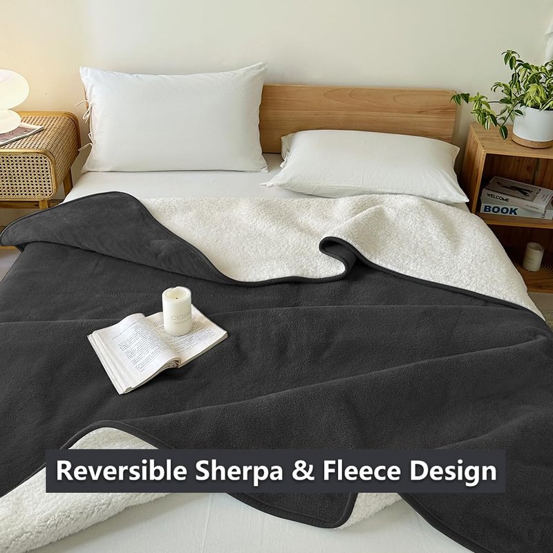 NSNLGSGC Waterproof Blanket for Bed Intimacy King Size, Love Splash Blankets for Couples, Squirt Blanket for Adults, Water Proof Flannel Blanket, Up to 60 oz (90x108, Black)