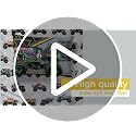 Monster Truck Twin Bedding Set - 4-Piece Reversible Comforter & Sheet Set